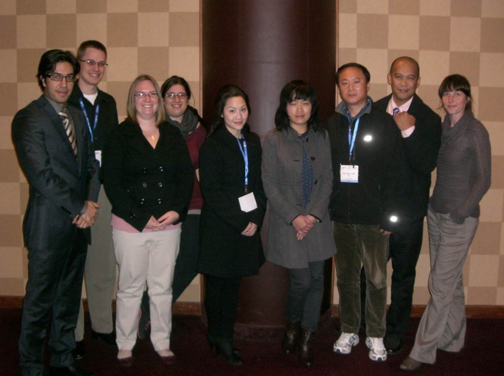 A group picture of the Lai Lab at the ACS Midwest Regional Meeting in