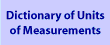 A Dictionary of Units of Measurement